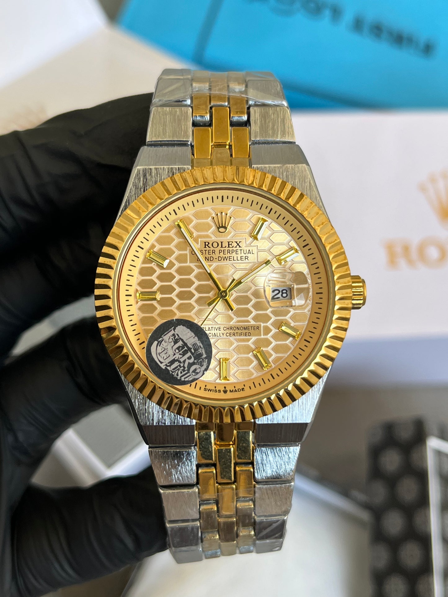 Rolex Watch 2025 Edition - Golden Snack Dial