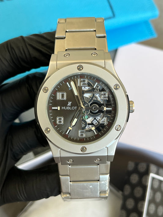 Hublot Watch 2025 Edition – Skeleton Black Dial