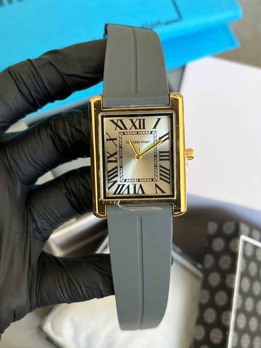 Universal Point Slim - Golden with Cream Dial